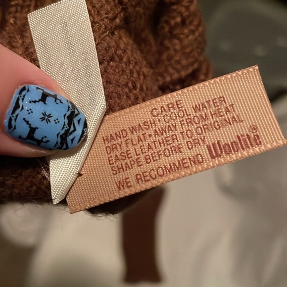 Christian Dior Vintage Brown Wool Nylon Leather Driving Gloves OS - Picture 9 of 16